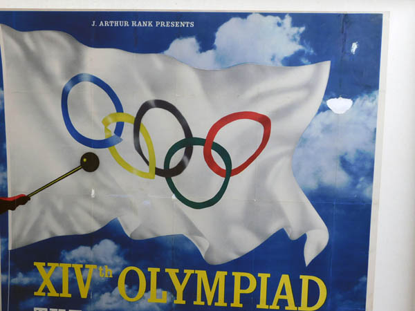 1948 British Olympiad poster restoration
